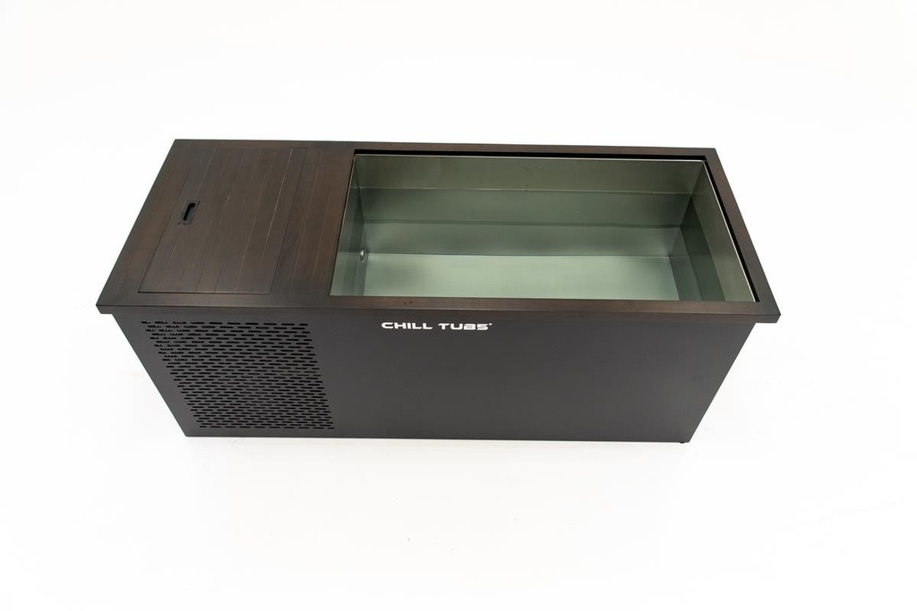 Bain de glace aluminium noir
