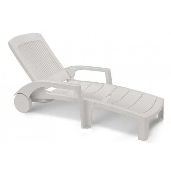 [8184554337170] Bain de soleil Fidji blanc [Grosfillex]
