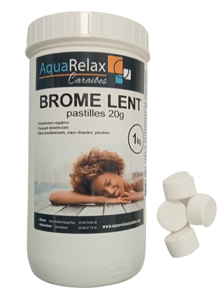 [3760095630496] Brome lent 1kg pastilles 20g - classe 5.1 un3085