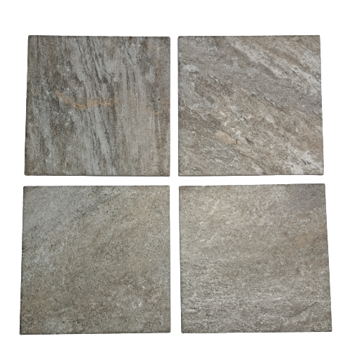 Carrelage grigio anti-dérapant 15 x 15 cm 1,04m2