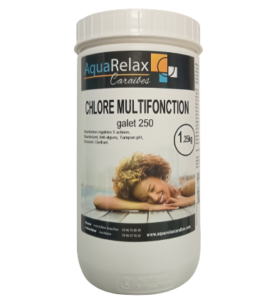 [3760095637501] Chlore multifonction - Force 5 - 1.25 kg