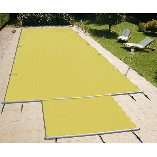 Couverture à barre EVO Beige - 4m<l<5m max - Beton /m2 [Astrapool]