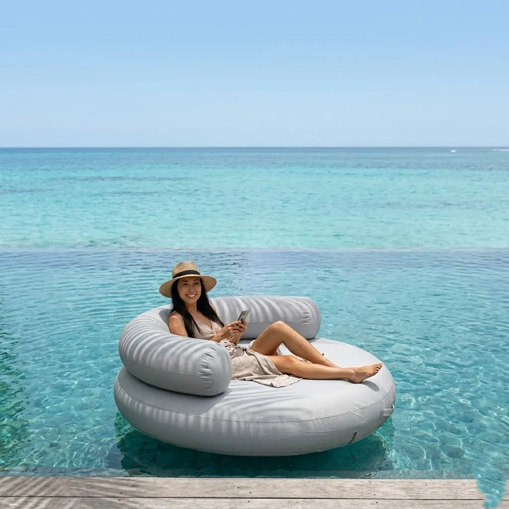 Fauteuil flottant island gris