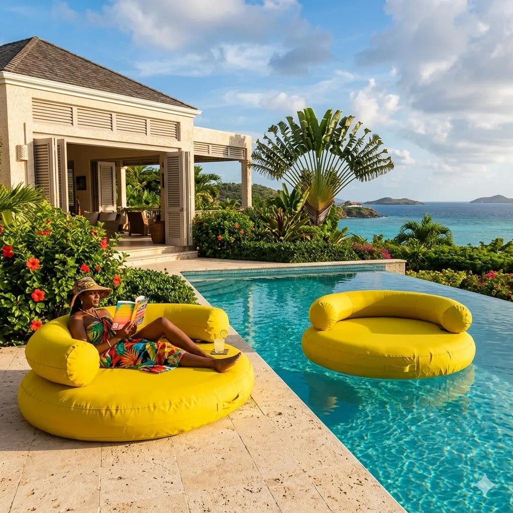 Fauteuil flottant island savane