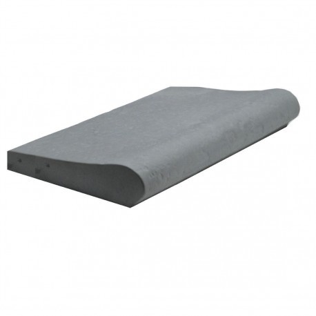 Margelle galbée gris 50 x 33