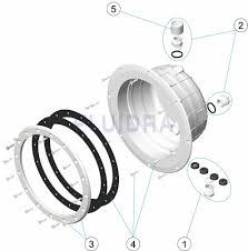 Niche projecteur Lumiplus vis parker 59815