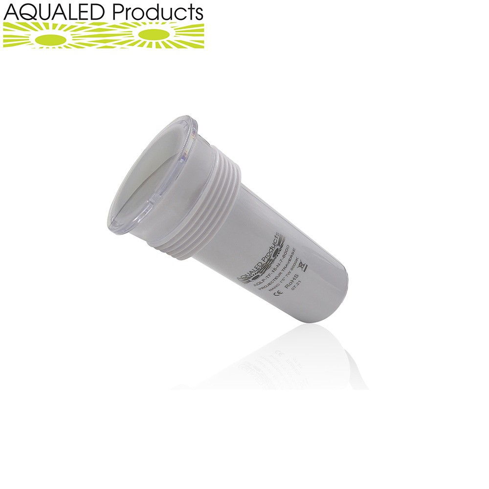 [3728] Projecteur prise balai Blanc chaud Nano+ 1,5'' 12w [Aqualed]