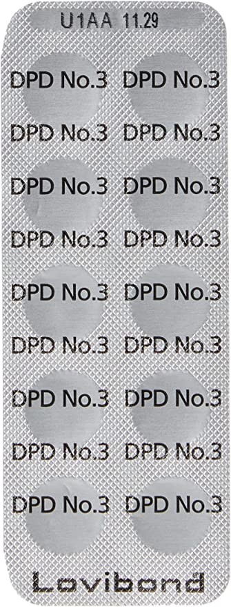 [8183284353870] Réactif dpd n°3 rapid,1 tablette,10 pastilles