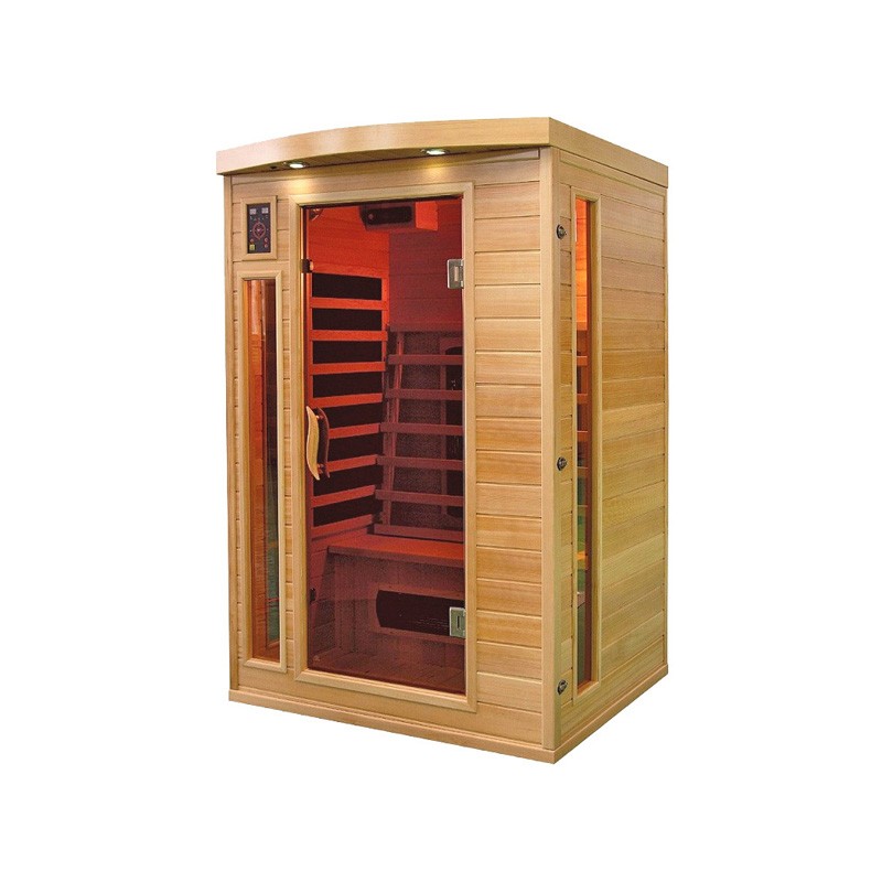 Sauna infrarouge 2 places 120x120 - 1800 w