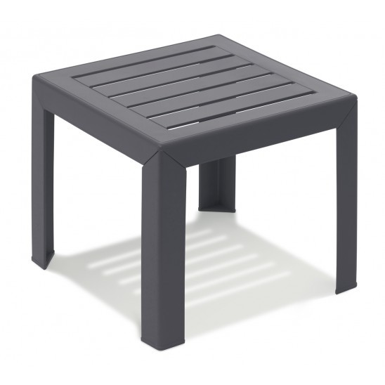 Table basse résine anthracite [Grosfillex]