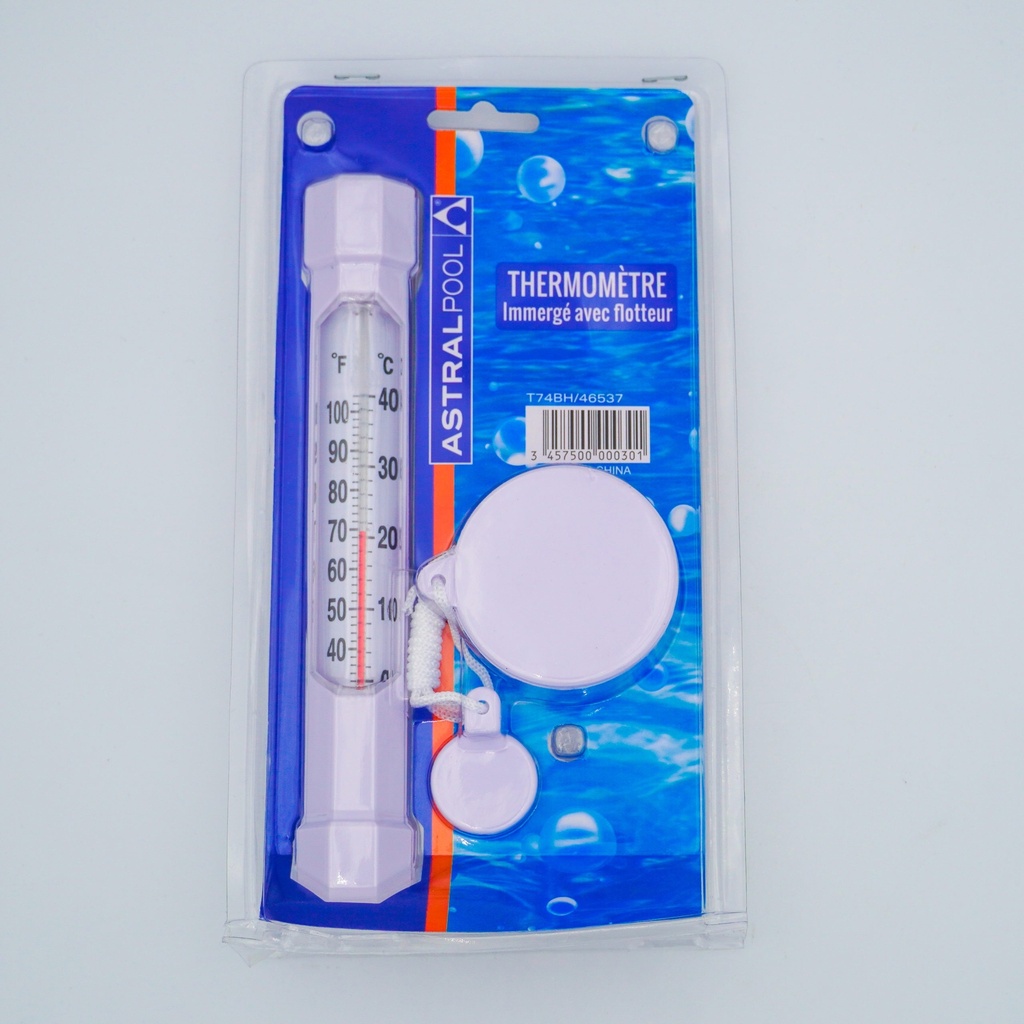 Thermomètre cylindrique flottant