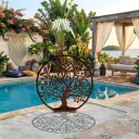Arbre de vie décoratif extérieur Corten (100cm)