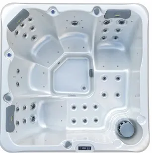Spa Elya 5 places blanc/gris